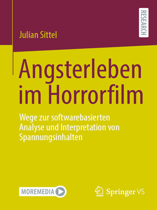 Title details for Angsterleben im Horrorfilm by Julian Sittel - Available